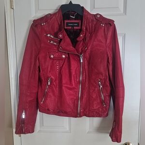 Wilson's Leather Red leather jacket